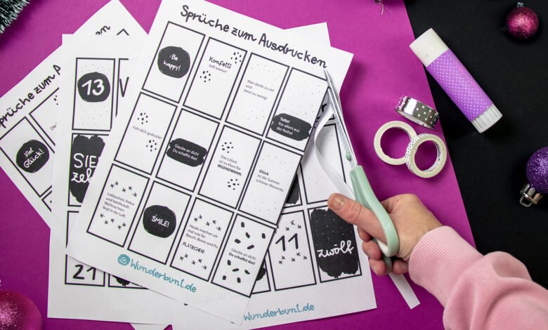 adventskalender sprüche zum ausdrucken pdf
